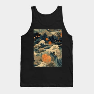 Waves mirror moon Tank Top